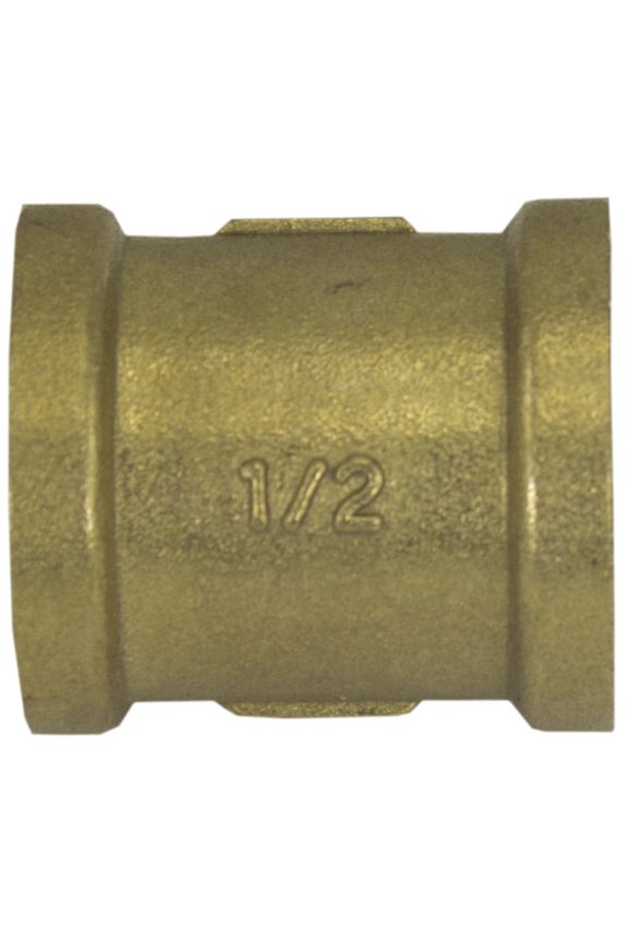 1/2" Brass Coupling