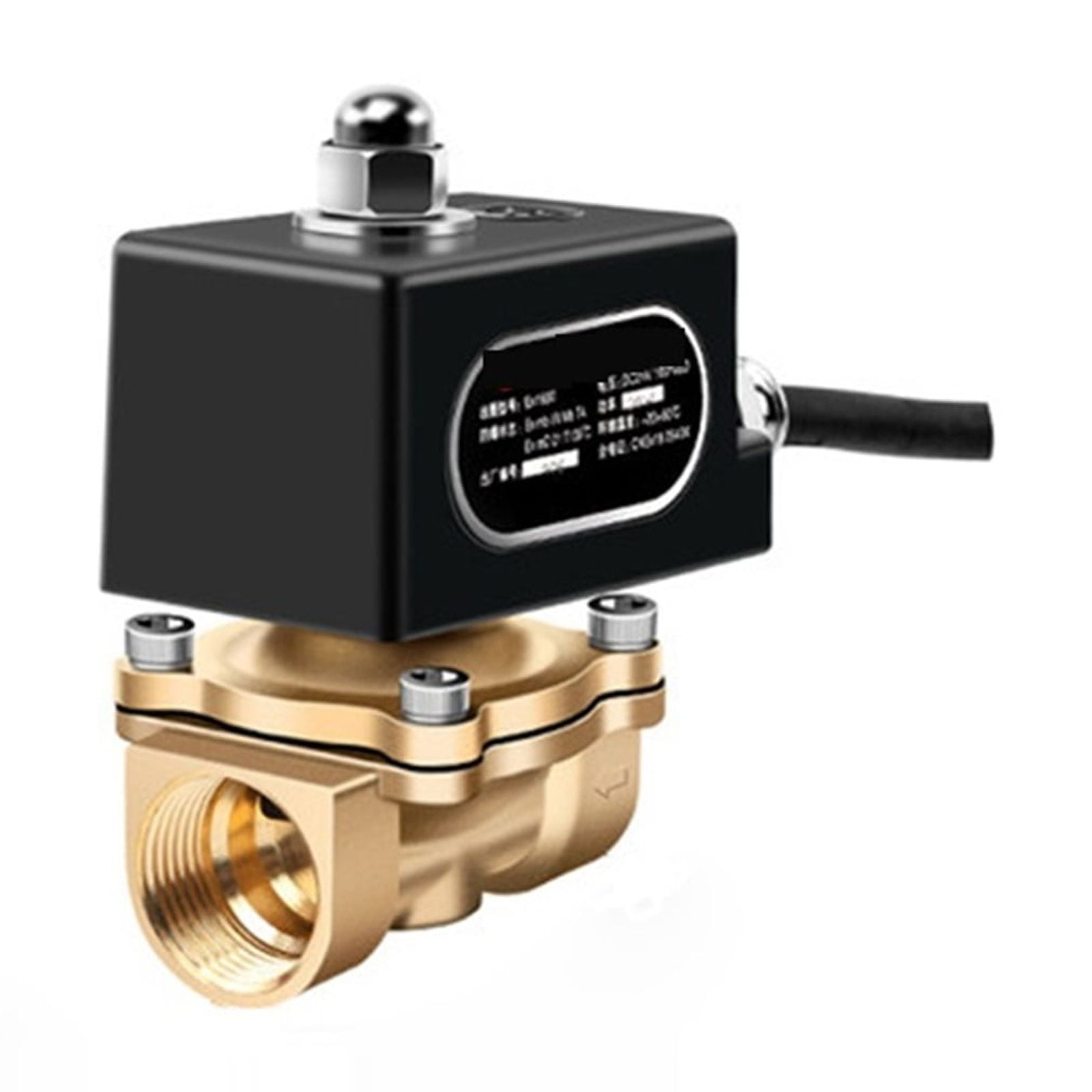 1/2" Brass Explosion Proof Solenoid Valve Normally Closed Natural Gas