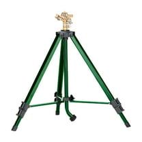 Impact Sprinkler on Adjustable Tripod Base Rack - 1/2" Brass