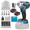 thumbnail image 2 of ONEVAN 1200Nm 1/2" Brushless Cordless Impact Wrench Kit – 20V 5Ah Li-Ion, 4 Gears, 1200W 2 of 4