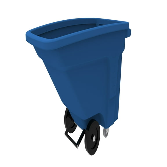 1/2 CUYD UTILITY DUTY NESTABLE MANUAL TILT TRUCK - BLUE