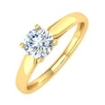 thumbnail image 1 of 1/2 Carat 6-Prong Set Diamond Solitaire Engagement Ring in 14K Yellow Gold, 1 of 5