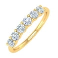thumbnail image 1 of 1/2 Carat 6-Stone Diamond Wedding Band Ring in 14K Yellow Gold (Ring Size 7.75), 1 of 6