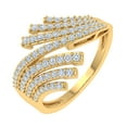thumbnail image 1 of 1/2 Carat Bypass Statement Diamond Ring in 10K Yellow Gold (Ring Size 9), 1 of 6