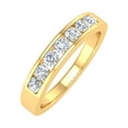 thumbnail image 1 of 1/2 Carat Channel Set Diamond Wedding Band Ring in 14K Yellow Gold (Ring Size 9.5), 1 of 6