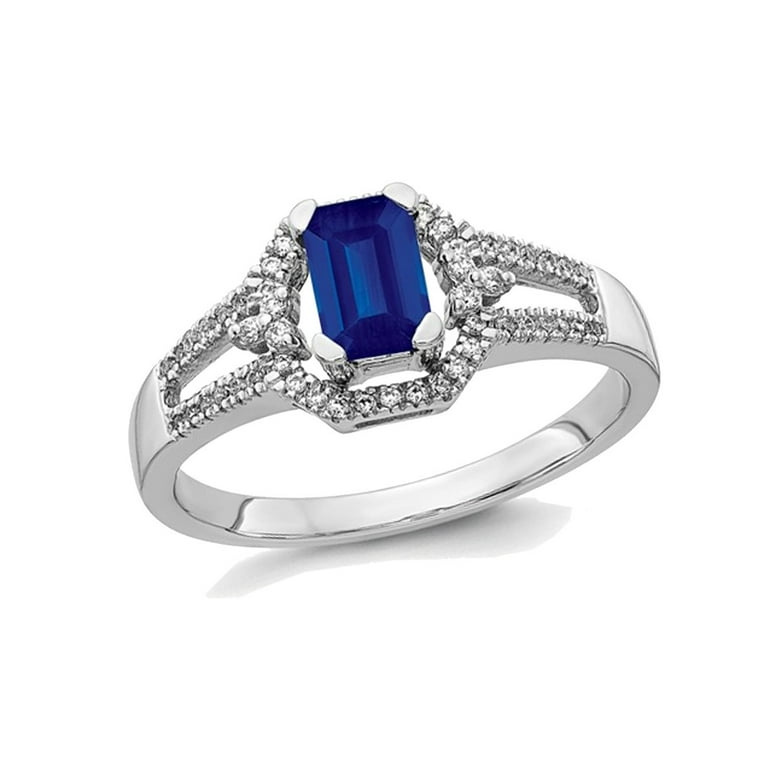 14K White Gold Diamond 1/6 CTW Emerald Cut Promise Ring 14K White Gold Diamond 1/6 CTW Emerald Cut Promise Ring