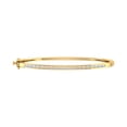 thumbnail image 1 of 1/2 Carat Diamond Bangle Bracelet in 10K Yellow Gold (7 Inch), 1 of 1