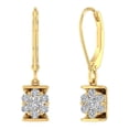 thumbnail image 1 of 1/2 Carat Diamond Drop Earrings in 10K Yellow Gold, 1 of 4
