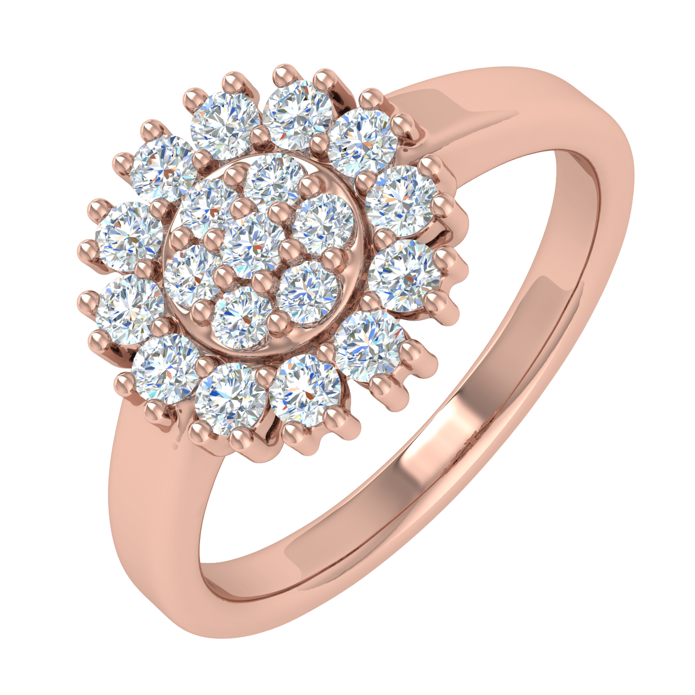 1 2 Carat Diamond Ring Band In 10K Rose Gold Ring Size 9 25 Walmart 1-2-carat-diamond-ring-band-in-10k-rose-gold-ring-size-9-25-walmart