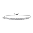 thumbnail image 1 of 1/2 Carat Diamond Tennis Bolo Bracelet in 925 Sterling Silver - IGI Certified, 1 of 2