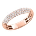 thumbnail image 1 of 1/2 Carat Diamond Unisex Wedding Band Ring in 14K Rose Gold (Ring Size 13.75), 1 of 3