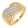 thumbnail image 1 of 1/2 Carat Diamond Wedding Band Ring in 10K Yellow Gold (Ring Size 5), 1 of 5