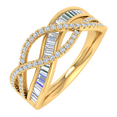 thumbnail image 1 of 1/2 Carat Diamond Wedding Band Ring in 10K Yellow Gold (Ring Size 8.75), 1 of 5