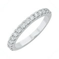 thumbnail image 1 of 1/2 Carat Diamond Wedding Band Ring in 14K White Gold (Ring Size 4.5) (I1-I2 Clarity), 1 of 6