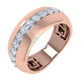 thumbnail image 1 of 1/2 Carat Men Diamond Wedding Band Ring in 10K Gold (Ring Size 9.75), 1 of 6
