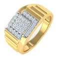 thumbnail image 1 of 1/2 Carat Men's Diamond Wedding Band Ring in 14K Yellow Gold (Ring Size 4.25) (I1-I2 Clarity), 1 of 4