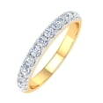 thumbnail image 1 of 1/2 Carat Round Diamond Wedding Band Ring in 14K Yellow Gold - IGI Certified (Ring Size 8.75), 1 of 7