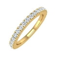 thumbnail image 1 of 1/2 Carat Round Diamond Wedding Band Ring in 14K Yellow Gold (Ring Size 5.25) (SI1-SI2 Clarity), 1 of 4
