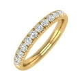 thumbnail image 1 of 1/2 Carat Round Diamond Wedding Band Ring in 14K Yellow Gold (Ring Size 5.5) (SI1-SI2 Clarity), 1 of 4