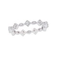 thumbnail image 1 of Everly Women's Created Sapphire 10k White Gold Ring, 1 of 7
