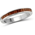 thumbnail image 1 of 1/2 Carat T.W. Baguette-cut Red Diamond Sterling Silver Band Ring, 1 of 3