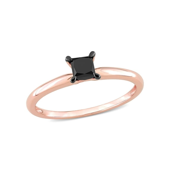Everly Women's Diamond 14K Rose Gold Plated Engagement Ring