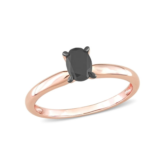 Everly Women's Diamond 14K Rose Gold Plated Engagement Ring