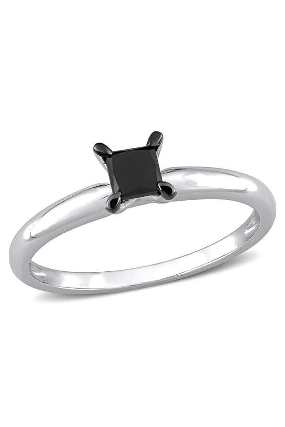 Women's Diamond 14K White Gold Plated Engagement Ring