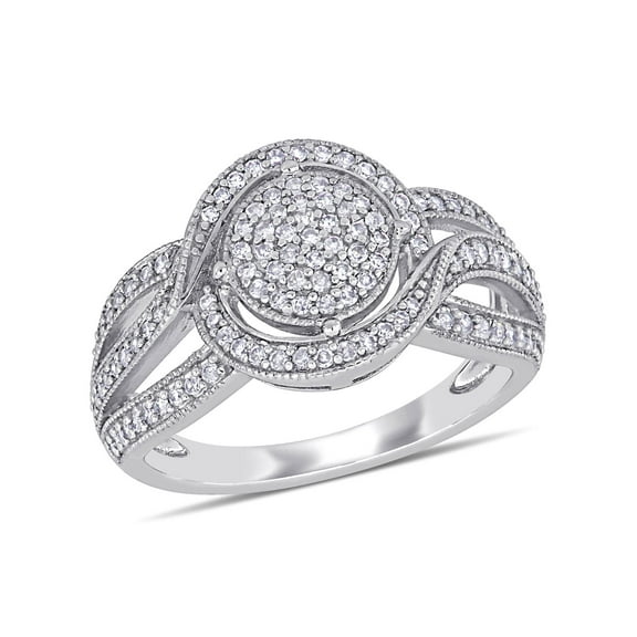 Everly Women's Diamond 10K White Gold Engagement Ring