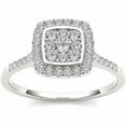thumbnail image 1 of 1/2 Carat T.W. Diamond 10kt White Gold Cushion-Shape Engagement Ring, 1 of 5