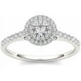 thumbnail image 1 of 1/2 Carat T.W. Diamond 10kt White Gold Double Halo Engagement Ring, 1 of 5