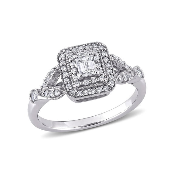 Everly Women's Diamond 10K White Gold Engagement Ring