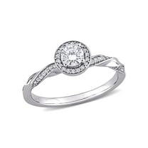 Everly Women's Diamond 10K White Gold Engagement Ring