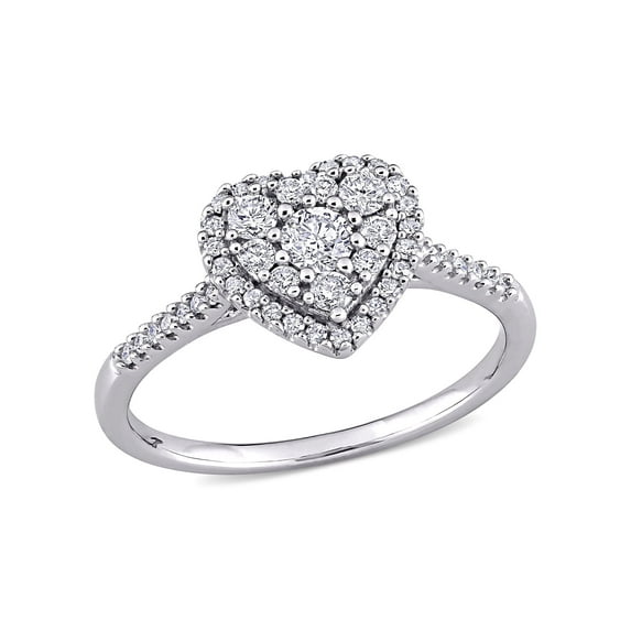 Everly Women's Diamond 10K White Gold Engagement Ring