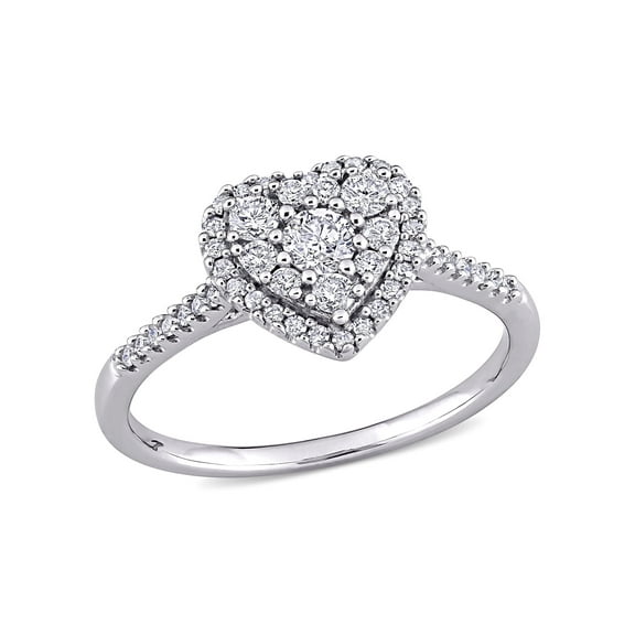 Everly Women's Diamond 10K White Gold Engagement Ring