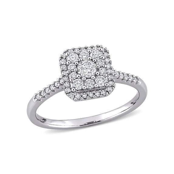Everly Women's Diamond 10K White Gold Engagement Ring