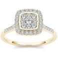 thumbnail image 1 of 1/2 Carat T.W. Diamond 10kt Yellow Gold Cushion-Shape Engagement Ring, 1 of 5