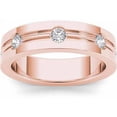 thumbnail image 1 of 1/2 Carat T.W. Diamond Men's 14kt Rose Gold Wedding Band, 1 of 1