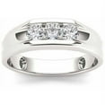 thumbnail image 1 of 1/2 Carat T.W. Diamond Men's 14kt White Gold Ring, 1 of 1
