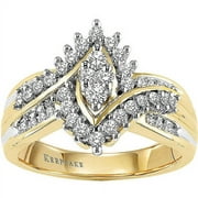 1/2 Carat T.W. Diamond "Shimmering" Women's Engagement Ring in 10k Yellow Gold by Keepsake