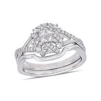 Everly Women's Diamond Sterling Silver Bridal Set