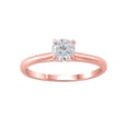 thumbnail image 1 of 1/2 Carat T.W. (I2 clarity, H-I color) Brilliance Fine Jewelry Diamond Solitaire Ring in 10kt Pink Gold, Size 6, 1 of 5