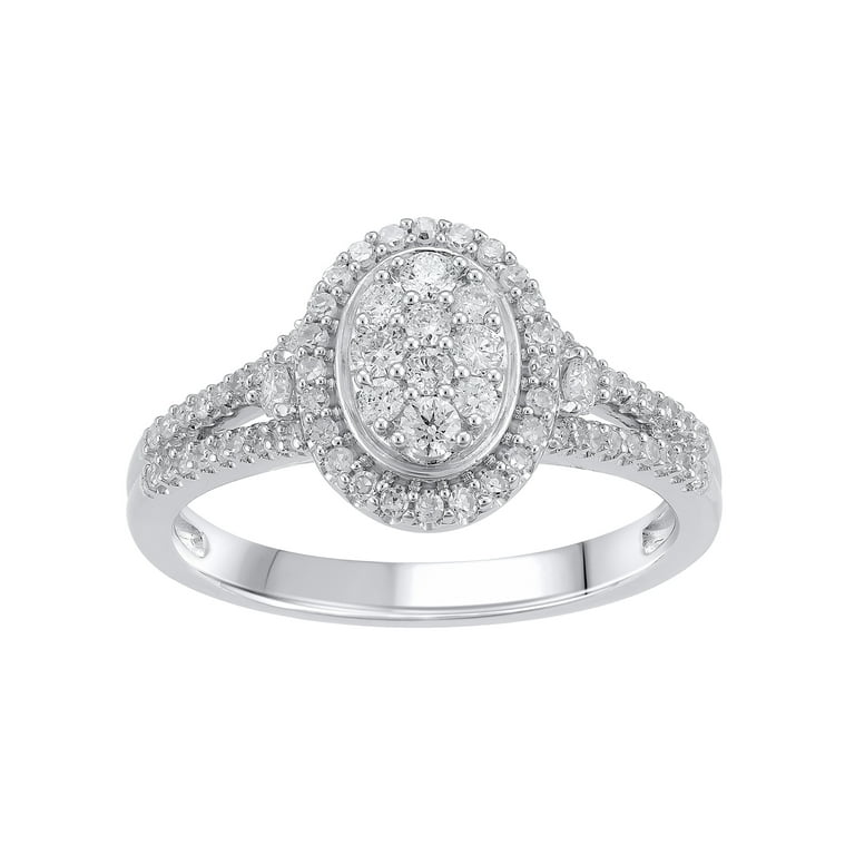 Sterling silver Lab Grown diamond ring Sterling silver Lab Grown diamond ring