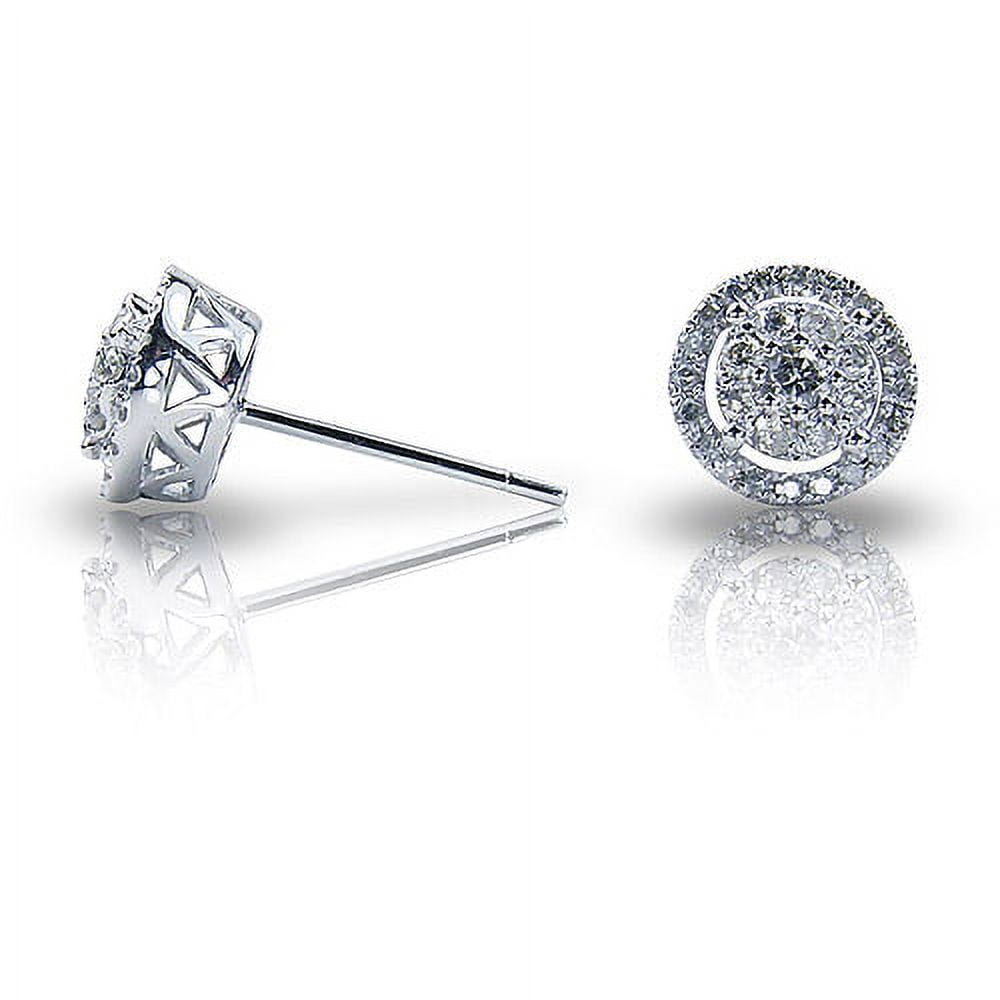 1/2 Carat T.w. Round Diamond 10kt White