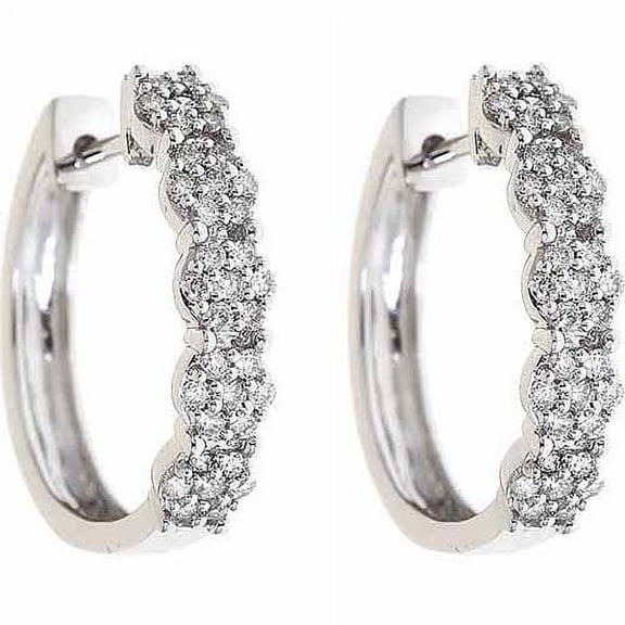 1/2 Carat T.w. Round White Diamond 14 Ca