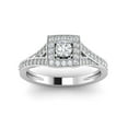 thumbnail image 1 of 1/2 Carat TW  Women's Diamond Engagement ring in 10k White Gold (H-I, I1), 1 of 5