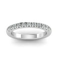 thumbnail image 1 of 1/2 Carat TW Women's Natural Diamond Wedding Band in 10k White Gold (G-H color, I1 Clarity), 1 of 5
