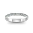 thumbnail image 1 of 1/2 Carat TW Women's Natural Diamond Wedding Bands in 10k White Gold (G Color, I1 Clarity), 1 of 5