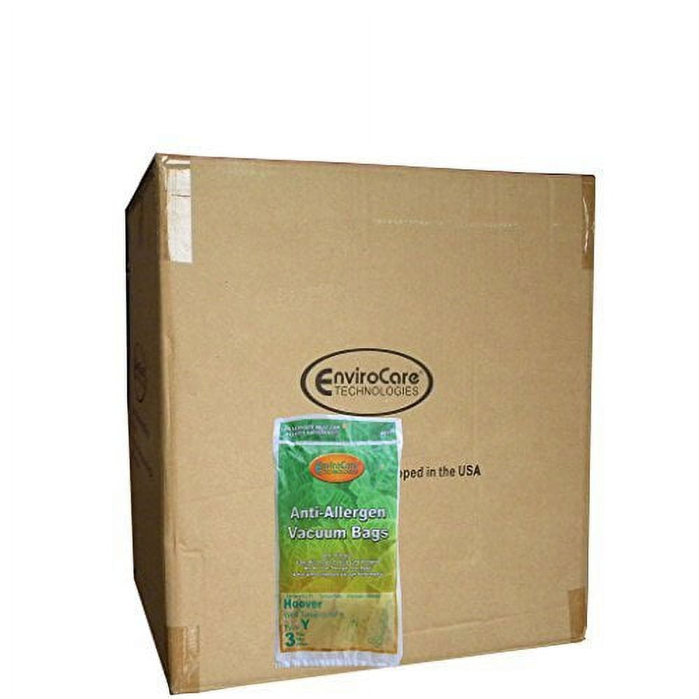 1/2 Case (25 pkgs) Compatible with Hoover HEPA Allergy Type Y Bags, WindTunnel Upright Vacuum Cl