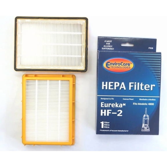 1/2 Case (25 pkgs) Eureka HF-10 Pleated HEPA Vacuum Filters Upright Boss Capture Pet Lover 63358